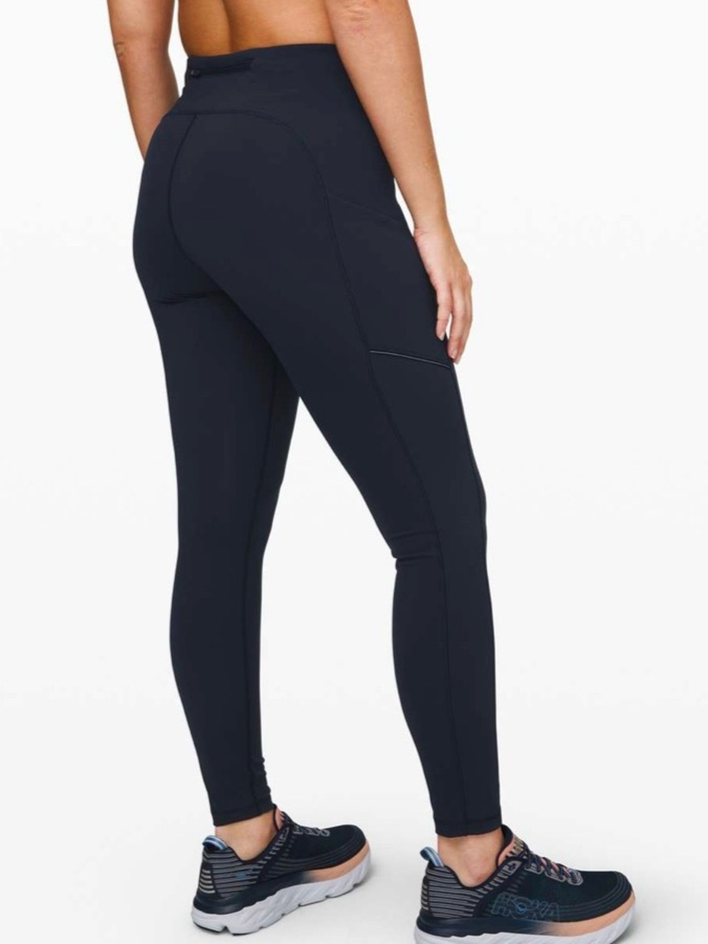 Lululemon Speed Up Tight 28" Brushed Full-On Luxtreme True Navy Leggings Size 12